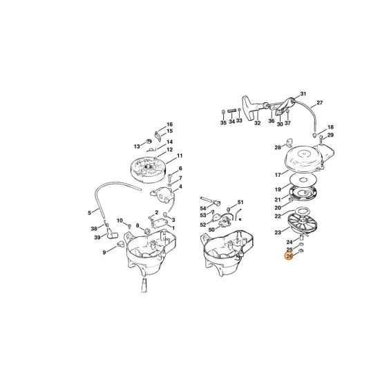STIHL  Podkładka zabezpieczająca 7 9460 624 0700